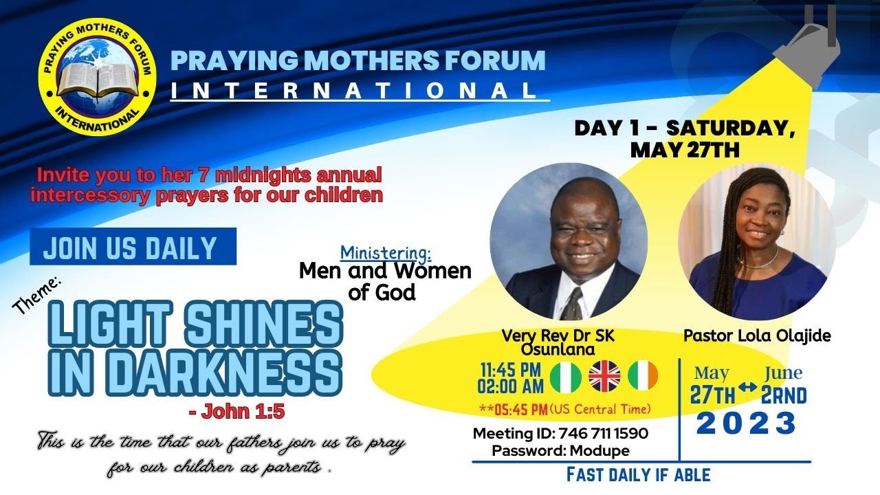 2023 Light Shines in Darkness, Day 1 flyer