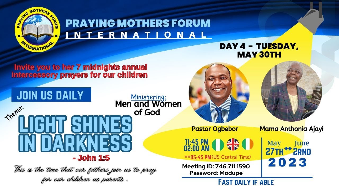 2023 Light Shines in Darkness, Day 4 flyer
