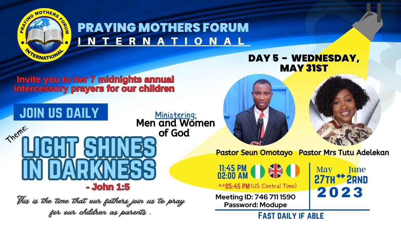 2023 Light Shines in Darkness, Day 5 flyer