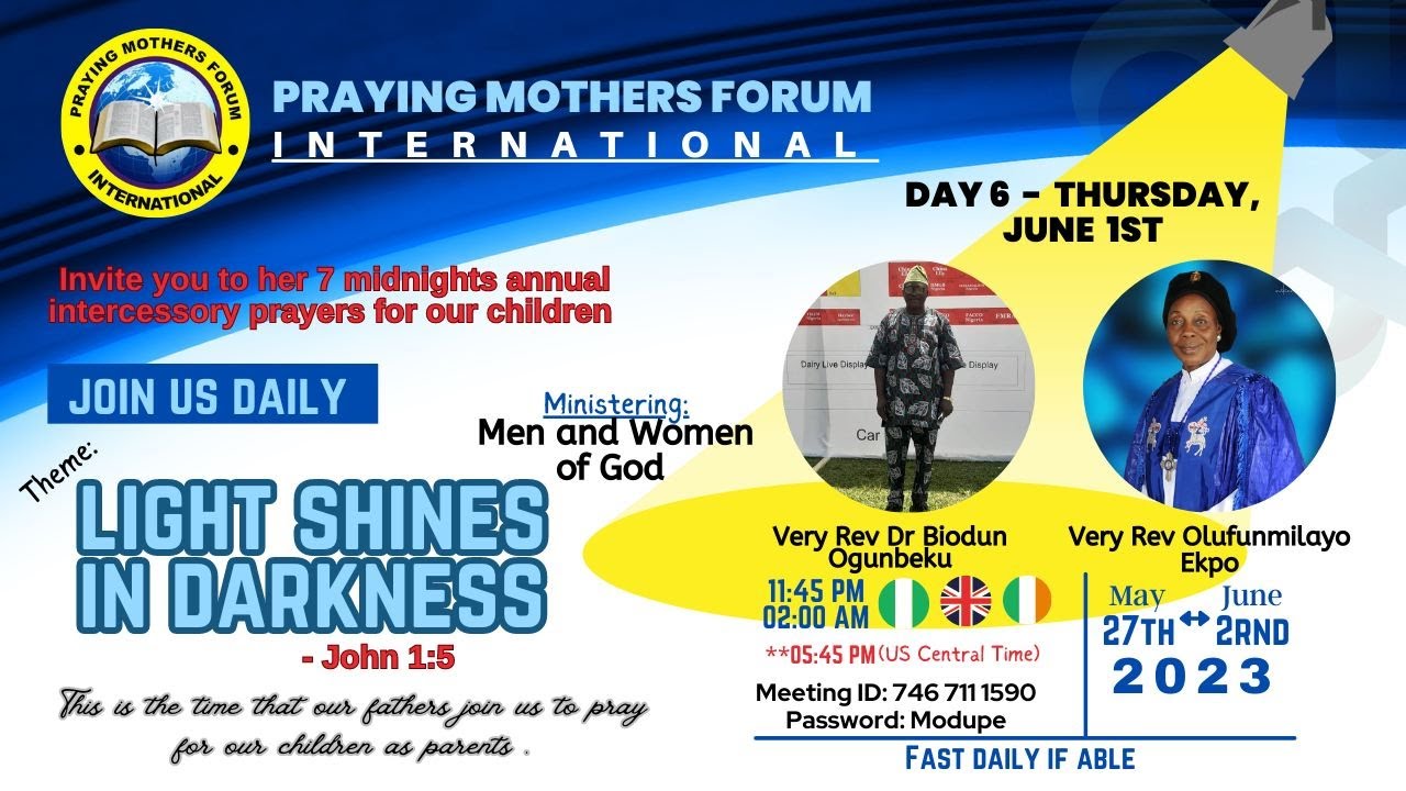 2023 Light Shines in Darkness, Day 6 flyer