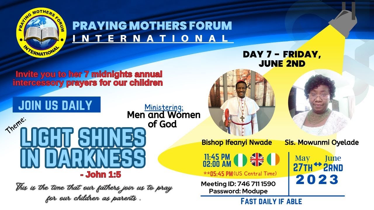 2023 Light Shines in Darkness, Day 7 flyer