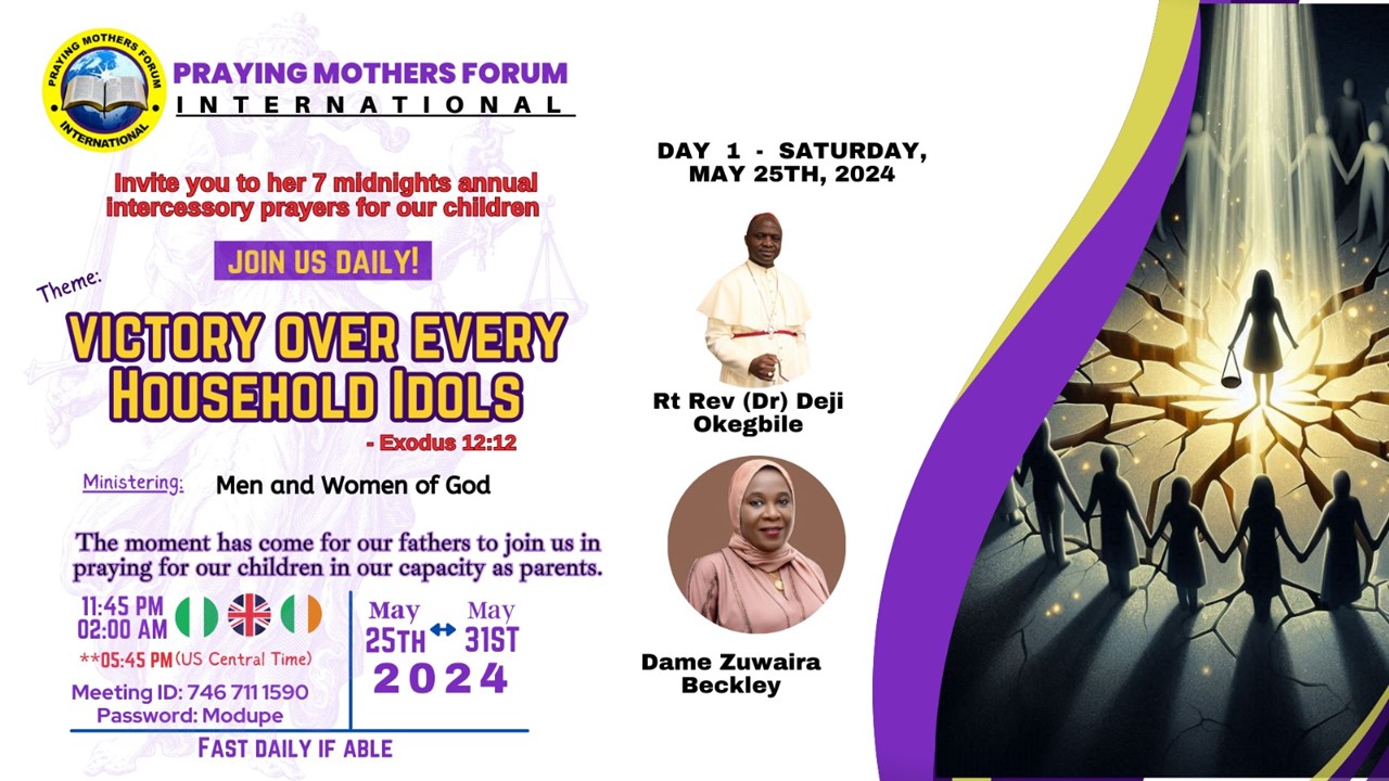 2024 Victory Over Every Household Idols, Day 1 flyer