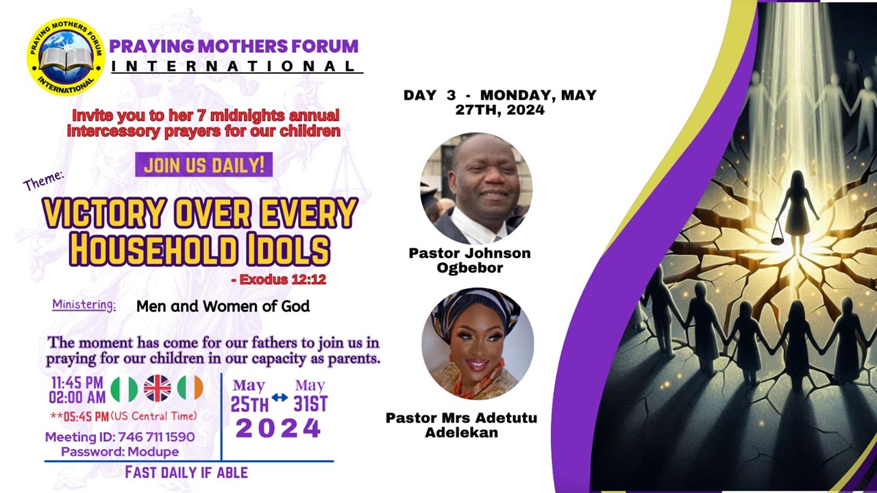 2024 Victory Over Every Household Idols, Day 3 flyer
