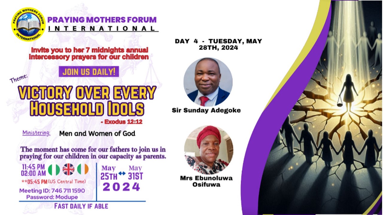 2024 Victory Over Every Household Idols, Day 4 flyer
