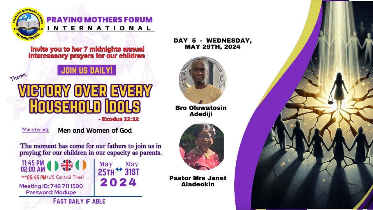 2024 Victory Over Every Household Idols, Day 5 flyer