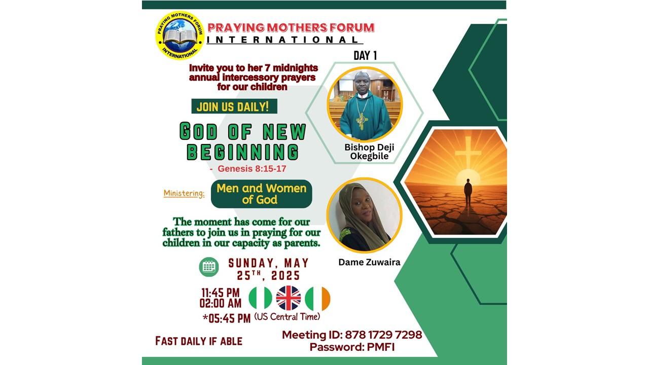 2025 God of New Beginnings, Day 1 flyer