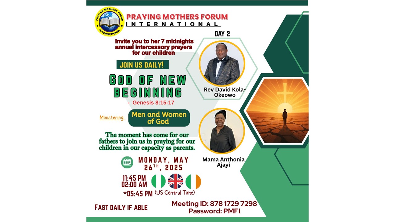 2025 God of New Beginnings, Day 2 flyer