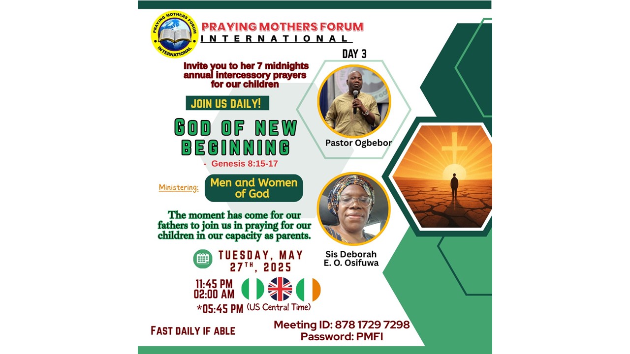 2025 God of New Beginnings, Day 3 flyer