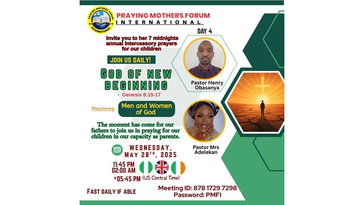 2025 God of New Beginnings, Day 4 flyer