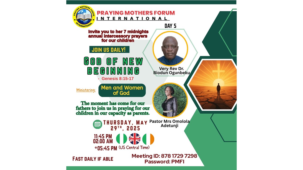 2025 God of New Beginnings, Day 5 flyer
