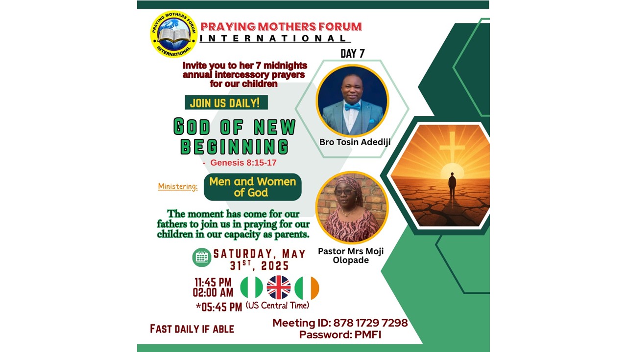 2025 God of New Beginnings, Day 7 flyer